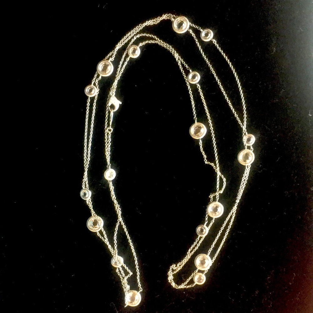 Nadri bezel station necklace